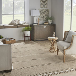Nourison Paxton PAX06 Mocha Area Rug Corner Image