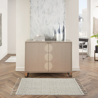 Nourison Paxton PAX06 Taupe Area Rug Corner Image