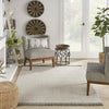 Nourison Paxton PAX06 Taupe Area Rug Room Image Feature