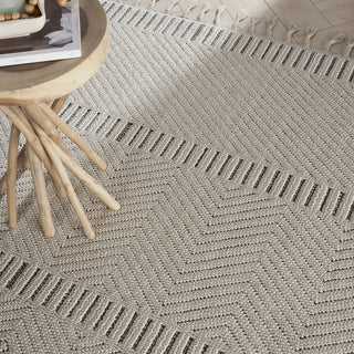 Nourison Paxton PAX06 Taupe Area Rug Corner Image