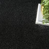 Nourison Pacific Shag PCS01 Black Area Rug Corner Image