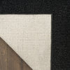 Nourison Pacific Shag PCS01 Black Area Rug Corner Image