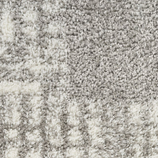 Nourison Pacific Shag PCS02 Grey Area Rug Close Up