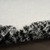 Nourison Pacific Shag PCS02 Ivory Black Area Rug Detail Image
