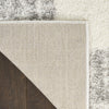 Nourison Pacific Shag PCS02 Ivory Grey Area Rug Corner Image