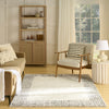 Nourison Pacific Shag PCS02 Ivory Grey Area Rug Room Image Feature