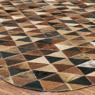 Ancient Boundaries Paulin PAU-1201 Brown Area Rug Corner Image