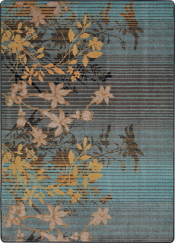 Joy Carpets First Take Peaceful Garden Lagoon Area Rug