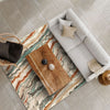 Karastan Soiree Pearl River Alabaster Area Rug Lifestyle Image Feature