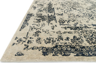 Loloi Pearl PU-02 Heather Gray/Navy Area Rug Corner Image