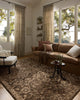 Loloi II Percival PCV-02 Bark/Pebble Area Rug Lifestyle Image Feature