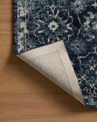 Loloi II Percival PCV-02 Navy/Ivory Area Rug Backing Image