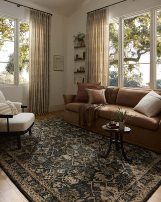Loloi II Percival PCV-05 Denim/Granite Area Rug Lifestyle Image Feature