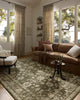 Loloi II Percival PCV-06 Moss/Natural Area Rug Lifestyle Image Feature