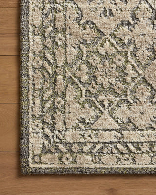 Loloi II Percival PCV-07 Sage/Stone Area Rug Corner Image