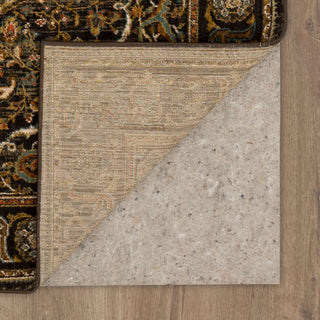 Karastan Spice Market Petra Charcoal Area Rug Back Image