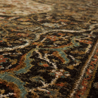 Karastan Spice Market Petra Charcoal Area Rug Detail Image