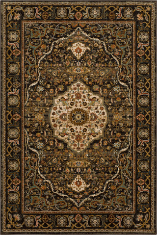 Karastan Spice Market Petra Charcoal Area Rug Main Image