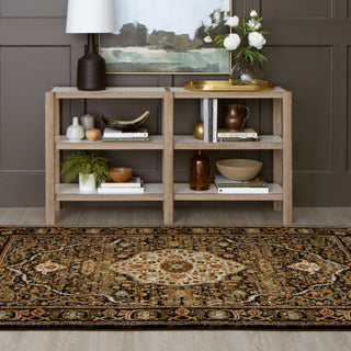 Karastan Spice Market Petra Charcoal Area Rug Main Image