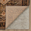Karastan Spice Market Petra Charcoal Area Rug Back Image