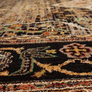 Karastan Spice Market Petra Charcoal Area Rug Detail Image