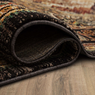 Karastan Spice Market Petra Charcoal Area Rug Detail Image