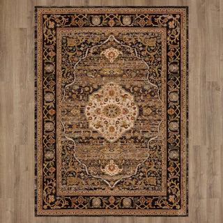 Karastan Spice Market Petra Charcoal Area Rug Main Image
