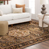 Karastan Spice Market Petra Charcoal Area Rug Lifestyle Image