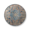 Loloi Poufs LPF211 Blue / Tangerine Lifestyle Image