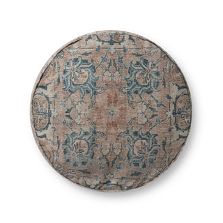 Loloi Poufs LPF558 Taupe Lifestyle Image