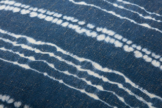 Loloi Poufs PF0007 Indigo / Ivory Lifestyle Image