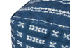 Loloi Poufs PF0008 Indigo / Ivory Corner Image
