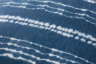 Loloi Poufs PF0008 Indigo / Ivory Lifestyle Image