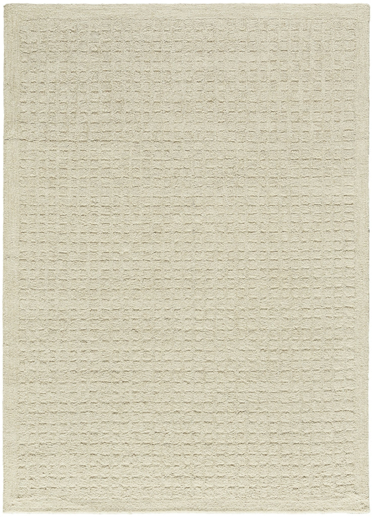 Nourison Pure Grids PGR01 Ivory Beige Area Rug by DKNY main image