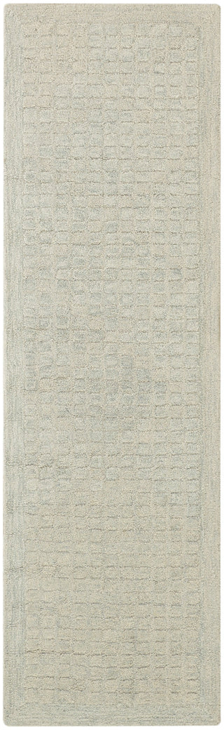 Nourison Pure Grids PGR01 Light Blue Area Rug by DKNY Main Image