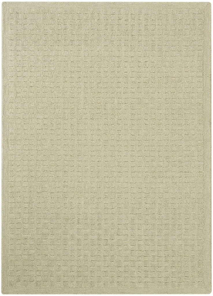 Nourison Pure Grids PGR01 Light Green Area Rug by DKNY main image
