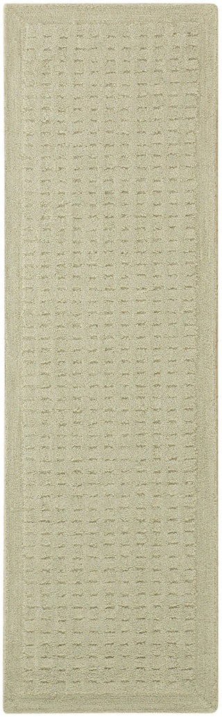 Nourison Pure Grids PGR01 Light Green Area Rug by DKNY Main Image