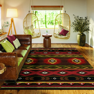 Dalyn Phoenix PH3 Chocolate Area Rug Lifestyle Image Feature