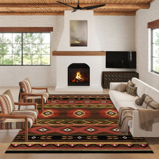 Dalyn Phoenix PH3 Chocolate Area Rug Lifestyle Image Feature