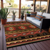 Dalyn Phoenix PH3 Chocolate Area Rug Outdoor Lifestyle Image