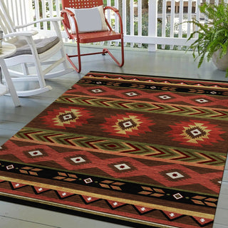 Dalyn Phoenix PH3 Chocolate Area Rug Outdoor Lifestyle Image