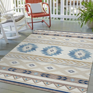 Dalyn Phoenix PH3 Ivory Area Rug Outdoor Lifestyle Image