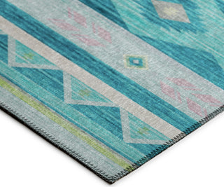 Dalyn Phoenix PH3 Teal Area Rug Corner Image