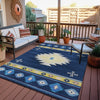 Dalyn Phoenix PH4 Navy Area Rug Outdoor Lifestyle Image