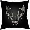 Livabliss Geometric Caribou PHDGC-001 Midnight Black Swatch Image