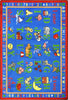 Joy Carpets Kid Essentials Phonics Fun Multi Area Rug