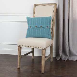 Rizzy Pillows T05069 Turquoise Lifestyle Image Feature