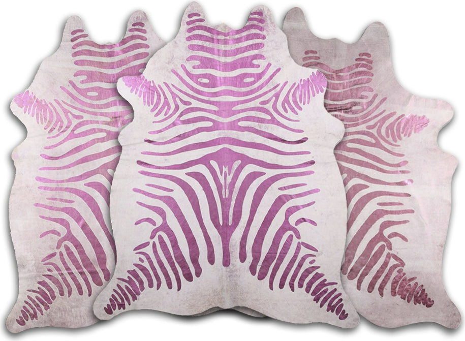 Pink Zebra Shape Rug Dekoland Acid Washed Pink Zebra on White Area Rug – Incredible Rugs and ...