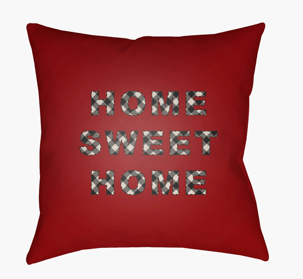 Livabliss Home Sweet PLAID-019 Crimson main image