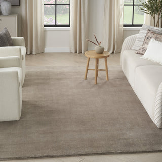 Nourison Plush Cloud PLC01 Taupe Area Rug by Home Swatch Image